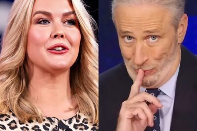 SHOCKING CLASH: Jon Stewart took a jab at Karoline Leavitt on air—but what he didn’t expect was her brutal clapback that set American social media on fire! 🔥💥