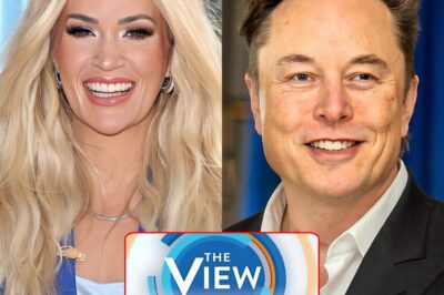 GOOD NEWS: Carrie Underwood teams up with E̶l̶o̶n̶ ̶M̶u̶s̶k̶ to release a series of evidence about the dark actions of The View, likely leading to the permanent ban of America’s worst show.