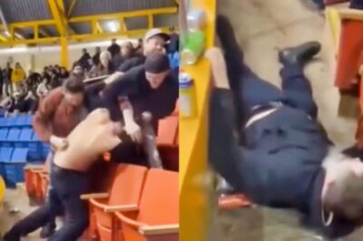 Hockey Dad Knocked Himself Out in the Most Absurd Way Possible During Wild Brawl — Watch the Hilarious Moment That Has Everyone Talking (VIDEO)