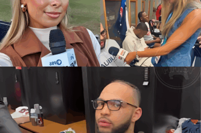 “Might As Well Straddle Him”: Social Media Is Questioning Viral March Madness Reporter Talia Baia For Her Strange & Uncomfortable Locker Room Interview With Auburn Star Johni Broome