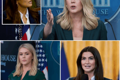 Shockwaves at the podium: Karoline Leavitt ejects CNN’s Kaitlan Collins from the press conference after a pointed question about a Biden pardon—leaving the room in stunned silence as tensions boil over on live TV.