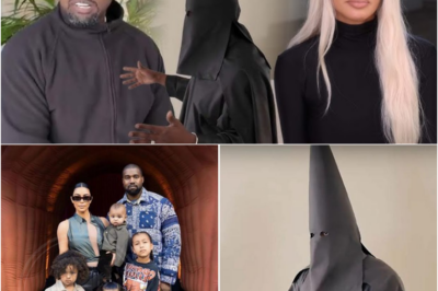 BREAKING: Kanye West IGNITES OUTRAGE with Bizarre Confession About Kim Kardashian — While Wearing Disturbing White Hood That Sparks KKK Comparisons! Fans & Critics Alike Are Left Stunned