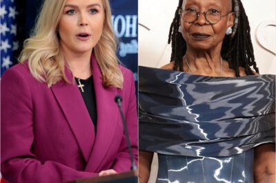 Total chaos erupts on set as Karoline Leavitt exposes Whoopi Goldberg with an unexpected revelation, leaving the TV host visibly shaken and emotionally overwhelmed in front of millions of viewers.