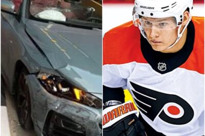 “BREAKING: Matvei Michkov SURVIVES Horrific Car Crash in Dubai—Disturbing New Details Emerge About $100K Extortion Attempt, Mysterious Circumstances, and Legal Fallout That Could Derail His NHL Career Before It Even Starts!”