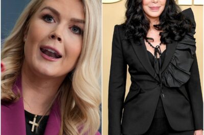 LIVE TV EXPLOSION: Karoline Leavitt OBLITERATES Cher in Scorched-Earth Showdown That Leaves Studio Stunned — Her Savage Clapback Was So Brutal, the Room Fell Dead Silent. What Sparked the Fiery Exchange, and Why Are Viewers Saying This Was the Most Savage Live TV Moment of the Year? You Won’t Believe What Happened Next On-Air.