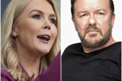 Karoline Leavitt DESTROYS Ricky Gervais on Live TV—One Savage Line Left Him Speechless In a moment no one predicted, Karoline Leavitt went head-to-head with Ricky Gervais—and won. With one ruthless line, she shattered his usual wit, leaving him stunned and the host grasping for control. The audience froze. Twitter melted down. What did she say that silenced the king of comedy? The clip is going viral for a reason.