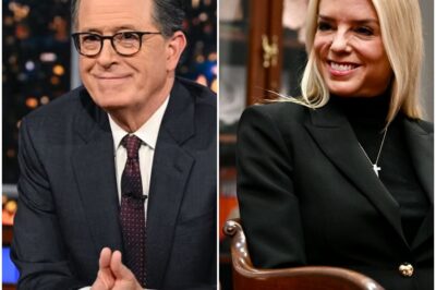 “LIVE TV SHOCKER: Pam Bondi SHUTS DOWN Stephen Colbert on The Late Show—One Brutal Line FLIPS the Entire Room! Colbert Left SPEECHLESS, Producers SCRAMBLE, and Viewers STUNNED as the Show Spirals Off Script. Was This the Most EXPLOSIVE Moment in Late Show History? You Won’t Believe What She Said!”