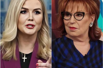 ON-AIR DISASTER: Joy Behar made a shocking blunder on live TV—delivering a remark so offensive toward Karoline Leavitt that the studio fell silent. But what happened next was even more stunning: Leavitt’s swift and fearless response put Joy’s entire career on the line, forcing her into a public reckoning. What exactly did she say… and how did Leavitt turn the tables?