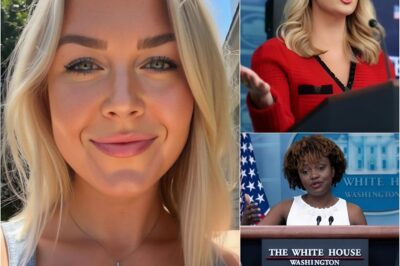 BREAKING: Caroline Leavitt DESTROYS Karine Jean-Pierre LIVE on TV, Watch Leavitt’s SHARP Response Leave Jean-Pierre FLUSTERED and the Crowd CHEERING!