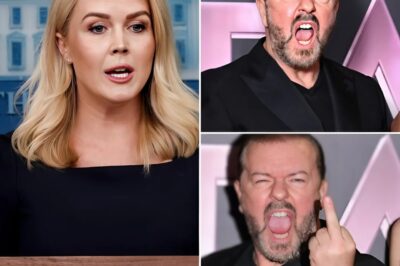 BREAKING: Karoline Leavitt Silences Ricky Gervais with Fiery On-Air Comeback — Viewers Stunned by Her Unapologetic Takedown!
