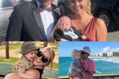 Behind the Smiles: The Disturbing Truth Hidden Beneath Karoline Leavitt’s Picture-Perfect Family Moment at Mar-A-Lago A heartwarming photo of Karoline Leavitt’s husband — 32 years her senior — gently holding their son at Mar-A-Lago seemed to capture a moment of pure joy. But behind the polished image lies a chilling truth that casts a shadow over the seemingly idyllic scene.