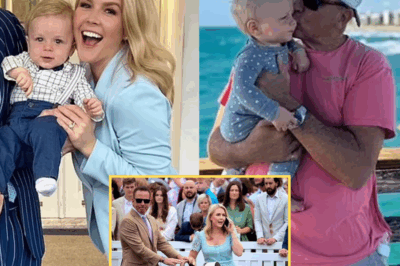 Karoline Leavitt shares rare glimpse into family life as husband 32 years her senior cradles son at Mar-A-Lago