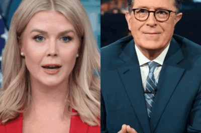 EXPLOSIVE: Stephen Colbert ROASTS Sunny Hostin After Karoline Leavitt Slaps ‘The View’ With $800M Lawsuit—The Joke That Sent the Audience Into Hysterics!