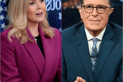 SHOCK ON LIVE TV: Karoline Leavitt Unleashes a Savage Response on Stephen Colbert—The Studio Falls Silent as She Exposes What No One Expected Her to Say About the Media, the Left, and the 2024 Election!