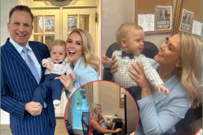 It was supposed to be a moment of pride: Karoline Leavitt, baby in one arm, briefing book in the other, stepping into her role as a history-making press secretary and a new mother. But now, the photo is under intense scrutiny—not because of what she’s doing, but because of what’s behind her. One small, bizarre detail caught in the background has triggered a viral frenzy online. Conspiracy theories. Security concerns. Media silence. And one question no one can ignore: ‘How could this happen in the most secure building in the world?’