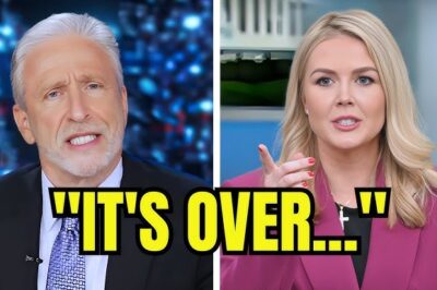 THIS JUST HAPPENED: Jon Stewart TAKES ON Karoline Leavitt—But Her Savage Comeback Left Him HUMILIATED and the Internet in HYSTERICS!