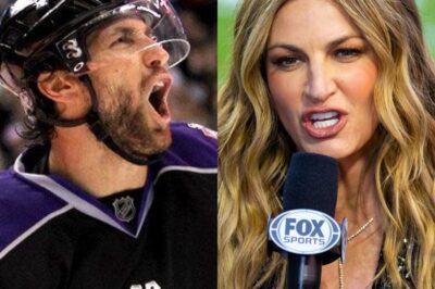 What started as a casual moment turned into viral chaos. Erin Andrews mocking her ex-NHL husband as a “little wuss” has sparked a firestorm of opinions — and nobody’s holding back.