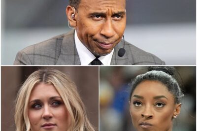 SHOCK TWIST: Stephen A. Smith BACKS Riley Gaines After Simone Biles Sparks Controversy