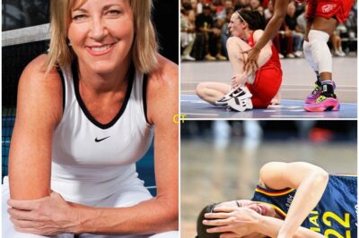 🏀 “ENOUGH IS ENOUGH!” – Tennis Legend Chris Evert BLASTS WNBA Players After Caitlin Clark Gets Attacked On-Court