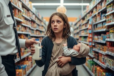 The little girl hugged her younger brother and begged for milk; what the millionaire businessman did changed her life forever.