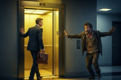 “Stop! Don’t go in there!” the homeless man shouted—and the millionaire was shocked by what he discovered.