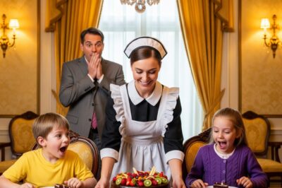 The Millionaire Came Home Early — And What He Saw His Maid Doing With His Kids Made Him Cry