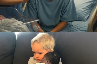 The stillborn baby was placed in his older brother’s arms, seconds later, a cry echoes loudly!