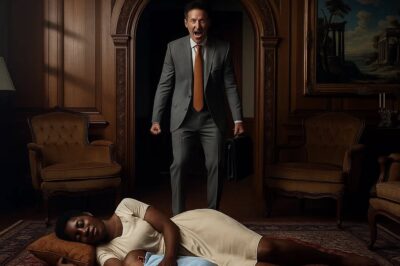 Billionaire comes home to find black maid sleeping on the floor with baby and the shocking ending…