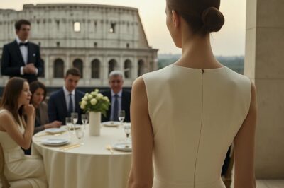 “At my mother-in-law’s lavish birthday dinner in Rome, I discovered my seat was nowhere to be found. My husband chuckled, ‘Oops, must’ve miscounted the chairs.’ The family shared a light laugh, but I stayed calm and replied, ‘Looks like I’m not quite part of the family after all,’ before gracefully excusing myself. Little did they know what unfolded next…”