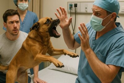 At First They Thought His Dog Was Dangerous for Att.ack1ng the Doctor Before Surgery — But Then the Truth Came Out