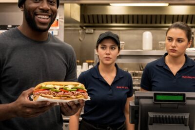 The undercover black boss buys a sandwich at his own diner… and stops dead in his tracks when he hears two cashiers.