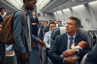Billionaire’s Baby Cried Nonstop on the Plane — Until a Poor Black Boy Did the Unthinkable…