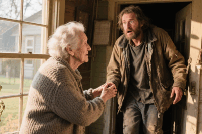 96-Year-Old Lady Gives Homeless Man Her House, He Goes Inside and Gets The Shock of His Life!