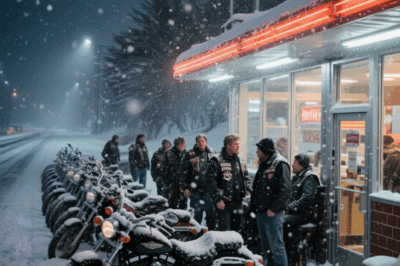 Single Dad Veteran Shelters 15 Hells Angels in Snowstorm — Next Day, 102 Bikes Line Up at Door