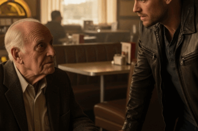 A Thug Slapped an 81-Year-Old Veteran in a Diner… Hour Later, His Son Walked In With Hells Angels…. In a quiet diner, an old man sat alone, trembling but proud.