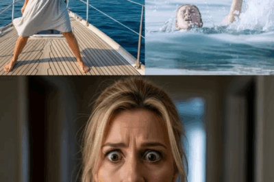 My sister whispered, “Say hello to the sharks,” and shoved me off the yacht in the middle of the ocean. My husband? He just stood there, smiling. Their plan was to steal my $1 billion fortune. But when they came home… I was waiting. “I’ve got a gift for you, too.”…