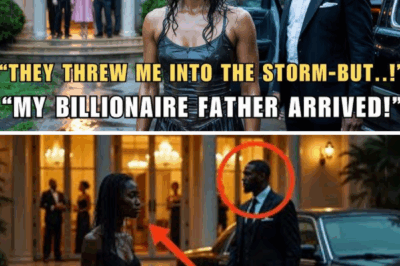Husband’s Family Kicked Me Out in the Storm at Their Party — Until My Billionaire Father Arrived in a Limo