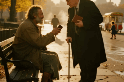 🔥 SHOCK AT RIVERSIDE PARK! Homeless Stranger REFUSES $1,000 Cash — What He Did Next Left a Billionaire in Tears 🔥