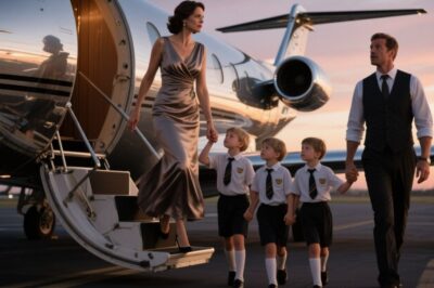 Years after the divorce, he mocked her again, but found her with triplets and a private jet.