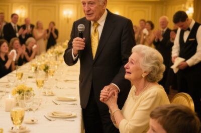 On their golden wedding anniversary, the husband declared, “I haven’t loved you in these 50 years.” But the wife’s response made even the waiters weep…