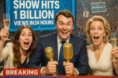 The internet just broke — the very first episode of The Charlie Kirk Show featuring Megyn Kelly and Erika Kirk has reportedly surpassed 1 BILLION views in record time, shattering every metric and leaving networks scrambling.