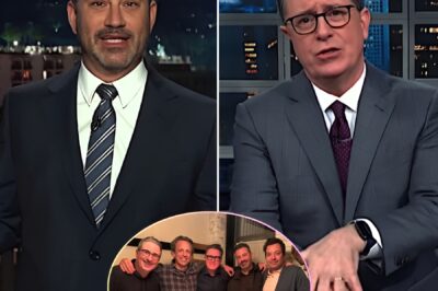 💥 Late-night TV just blew itself apart — Jimmy Kimmel and Stephen Colbert didn’t tease rebellion, they unleashed it, announcing the birth of an uncensored “Truth News” channel that no one in power approved.