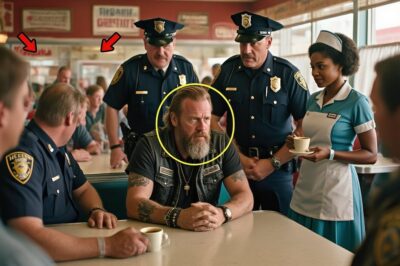 Young Waitress Helps a Homeless Veteran Against Abusive Cops — The Next Morning, Her Tiny Café Is Surrounded by 300 Soldiers in Uniform Ready to Stand With Her