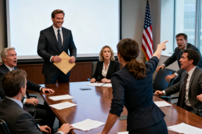 During The Meeting, He Mocked Divorce As My Severance Package — But The Next Slide Destroyed Him