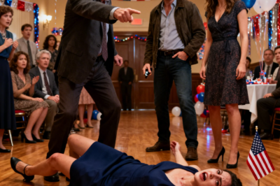  My Dad Pushed Me To The Floor At His Retirement Party, Said I’m Not Real Daughter—Then My Husband…